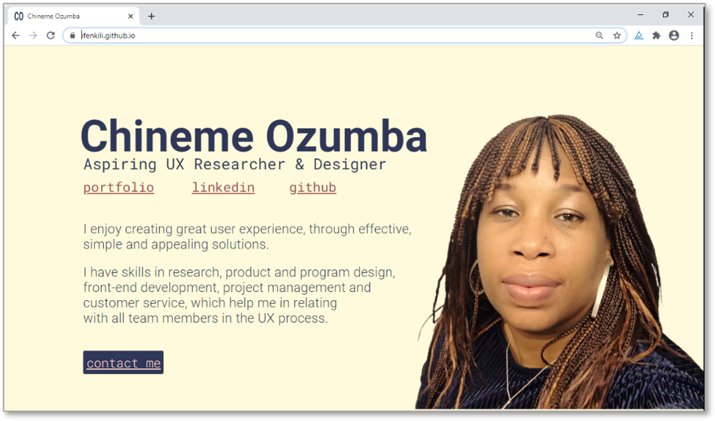 Screenshot of Chineme's coded bill-card page